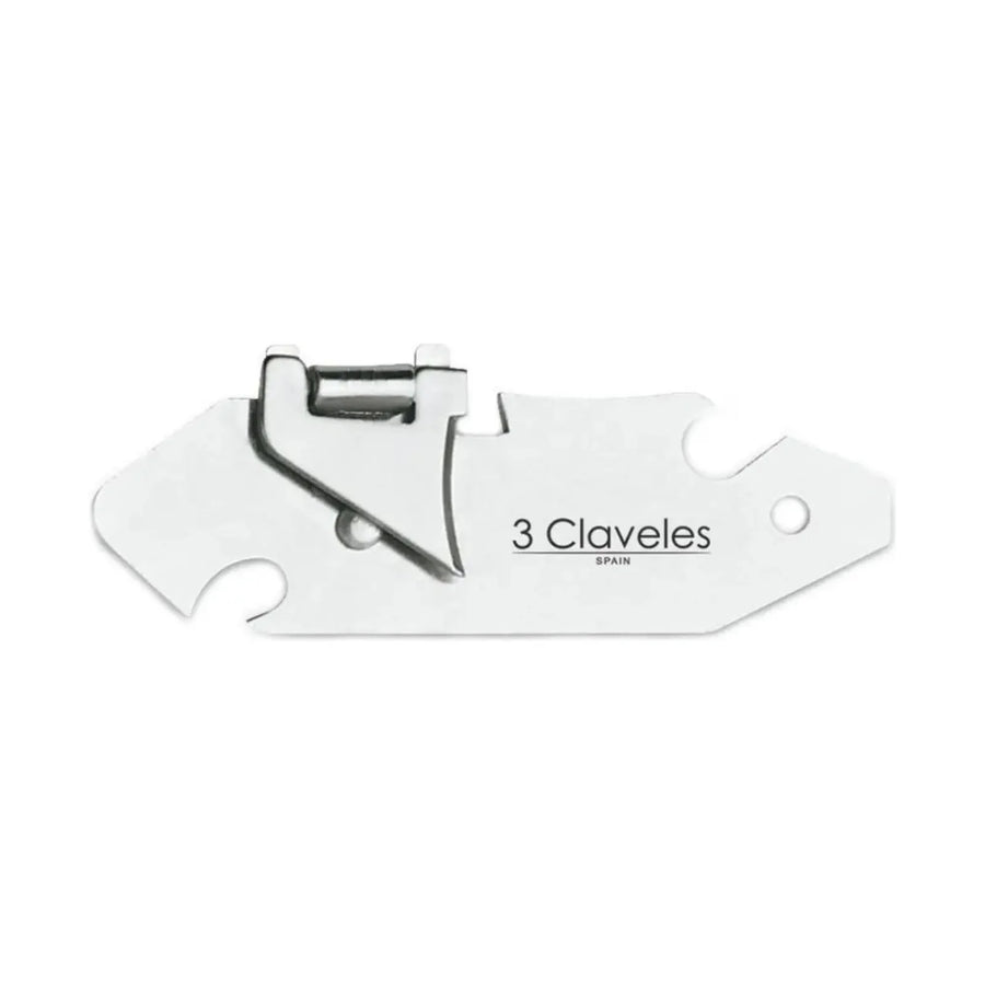 Abrelatas de Camping 3 Claveles Explorador Acero Inoxidable