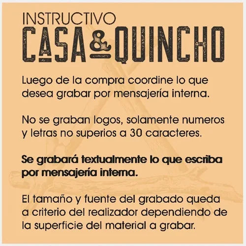 Porta Cuchillo Funda Cuero Cocina Parrilla + Grabado