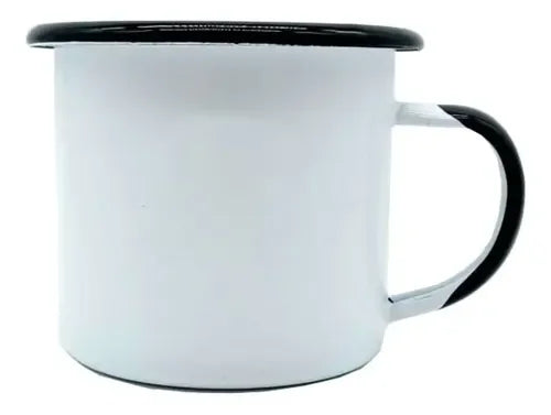 Set Vintage De Tazas Enlozadas 400ml Pack X2 Casa Y Quincho