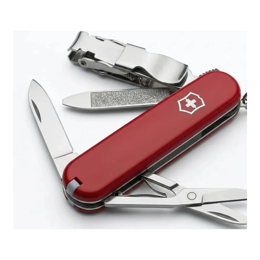Navaja Victorinox Nail Clip Roja con Cortaúñas 0.6463
