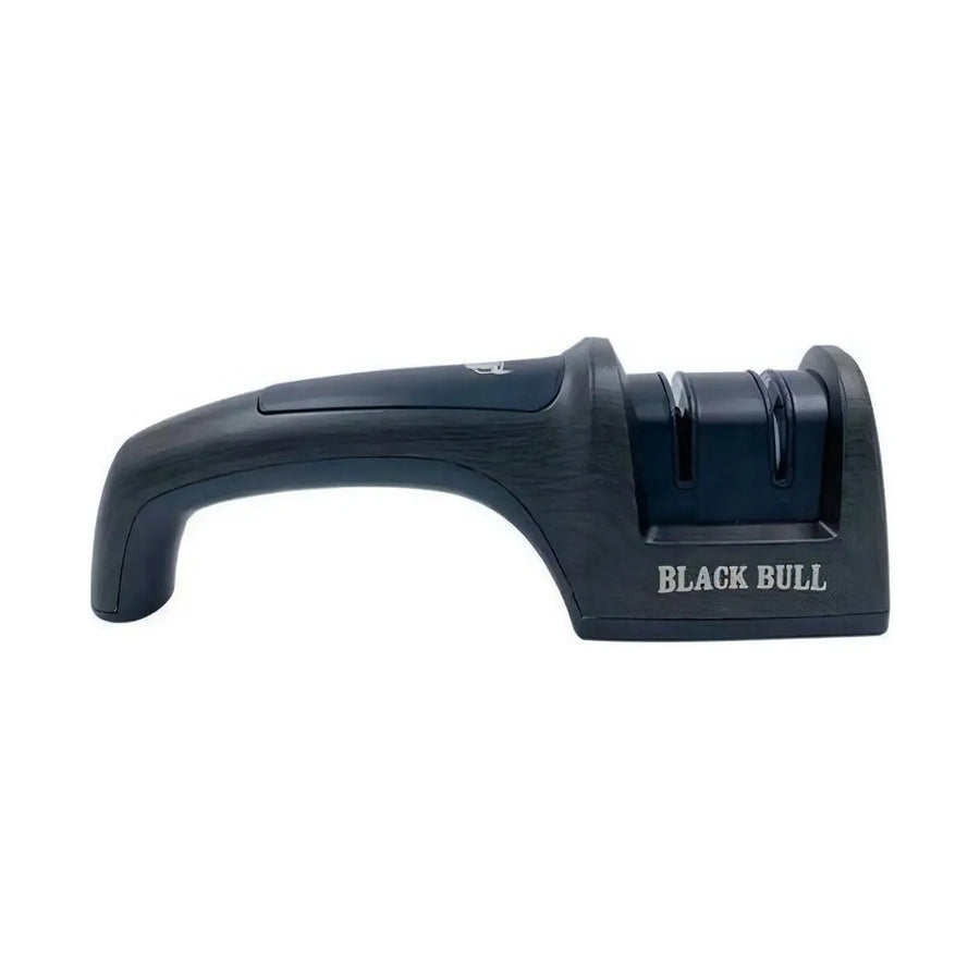 Afilador de Cuchillos Black Bull Compacto con Rueda de Diamante y Cerámica
