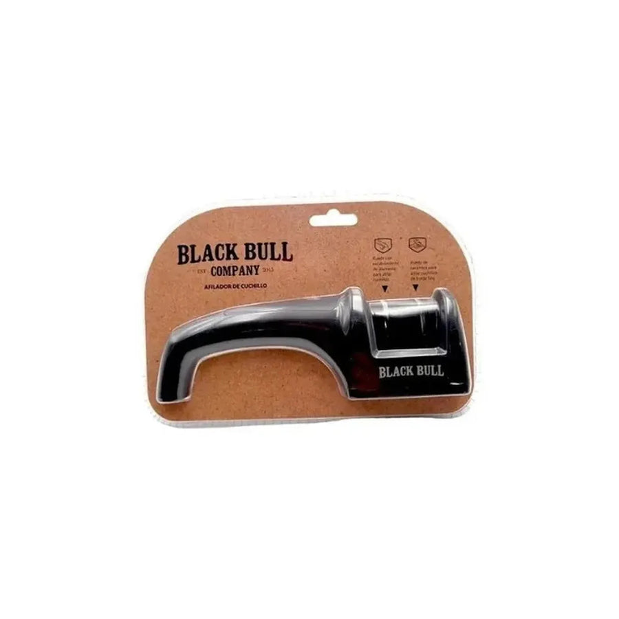 Afilador de Cuchillos Black Bull Compacto con Rueda de Diamante y Cerámica