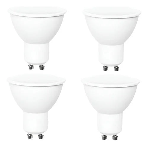 Pack 4 Ampolletas GU10 7W