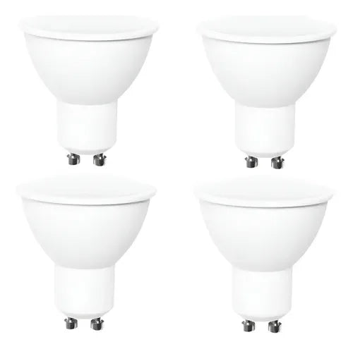 Pack 4 Ampolletas GU10 7W