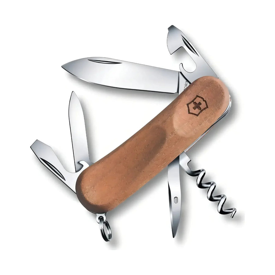 Navaja Cortapluma Victorinox Evolution Wood 10 Nuez 2.3801.63