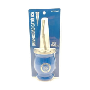 Mate Universidad Católica 200 ml con Bombilla