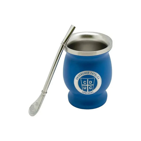 Mate Universidad Católica 200 ml con Bombilla