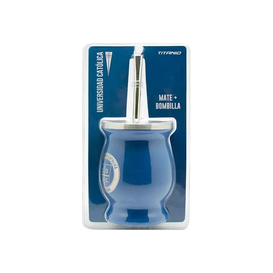 Mate Universidad Católica 200 ml con Bombilla