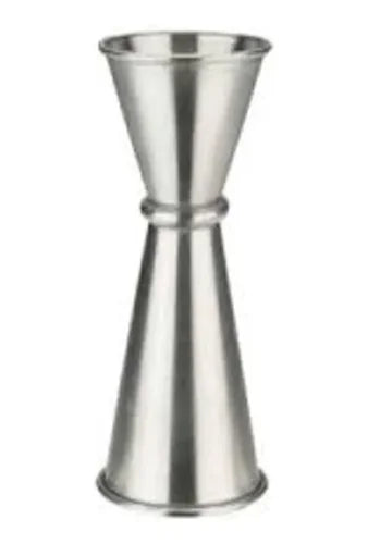 Jigger Medidor Licor Acero 25 - 50ml Coctail Trago Bar Gris
