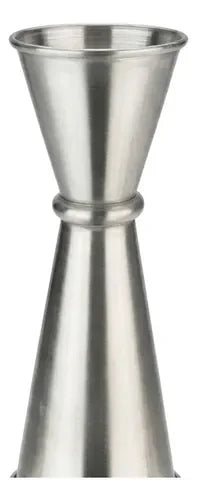 Jigger Medidor Licor Acero 25 - 50ml Coctail Trago Bar Gris