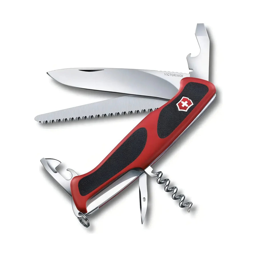 Navaja Cortapluma Victorinox Ranger Grip 55 Rojo/negro 0.9563.C + Grabado Personalizado