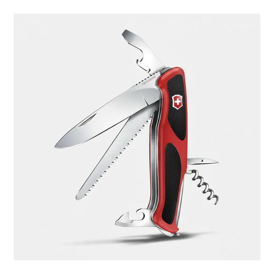Navaja Cortapluma Victorinox Ranger Grip 55 Rojo/negro 0.9563.C + Grabado Personalizado