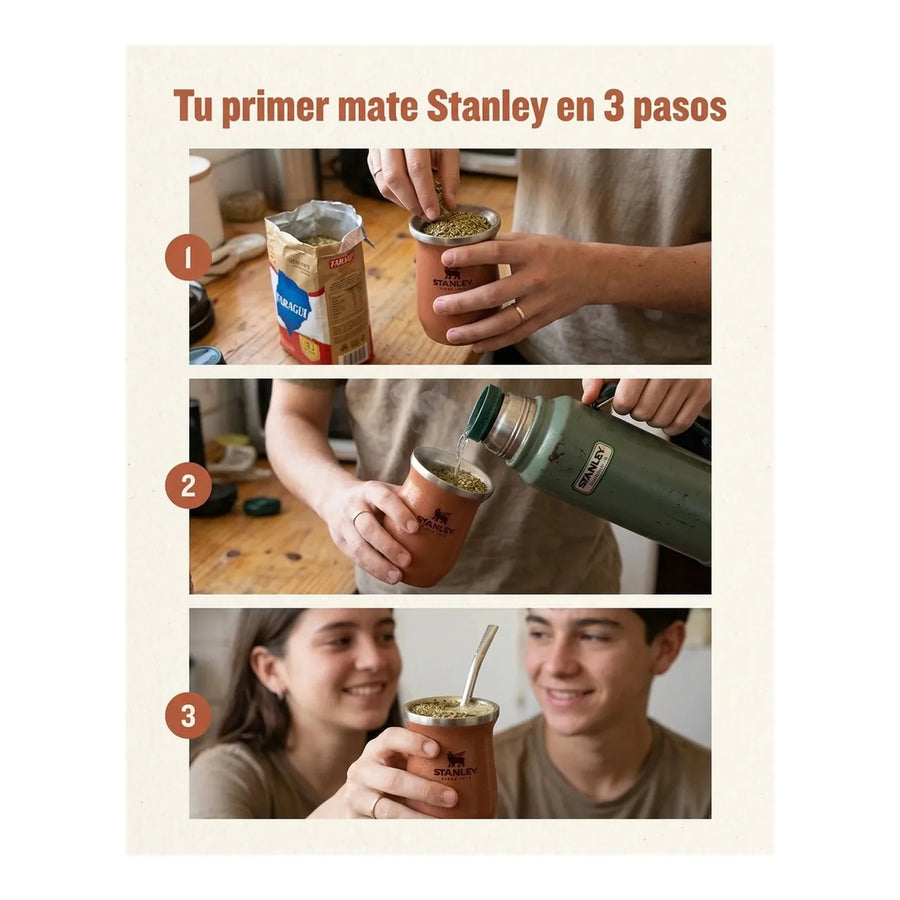 Mate Stanley Classic Clay 236 ml + Grabado Personalizado
