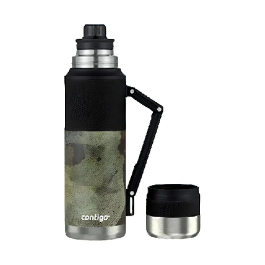 Termo Contigo 1,1 L con Tapón Cebador Camuflado + Grabado Personalizado