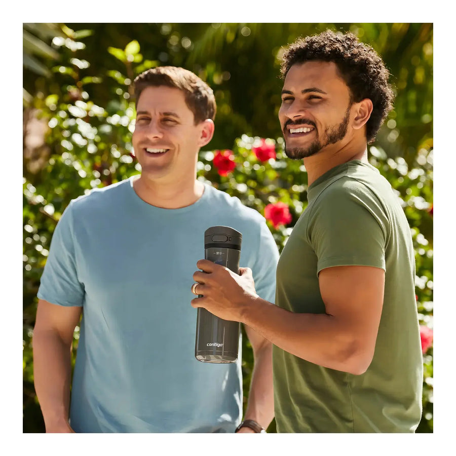 Botella Térmica Contigo Jackson Chill 946 ml Gris + Grabado Personalizado