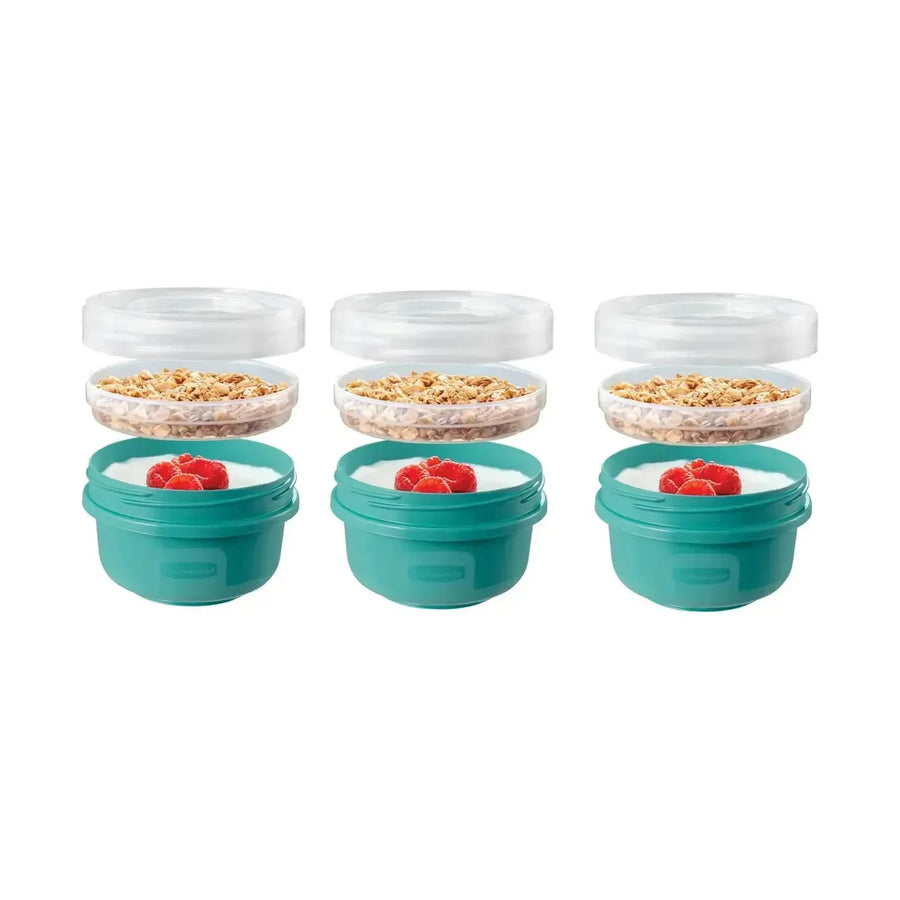 Set 3 Contenedores Rubbermaid TakeAlongs Twist & Seal 378 ml