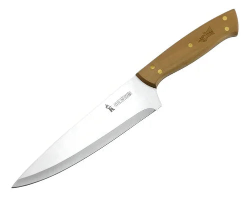Set Cuchillo Tenedor Funda Cuero Kangkawe Premium Parrilla