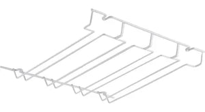 Colgador De Copas Plastificado Blanco Bar Organización