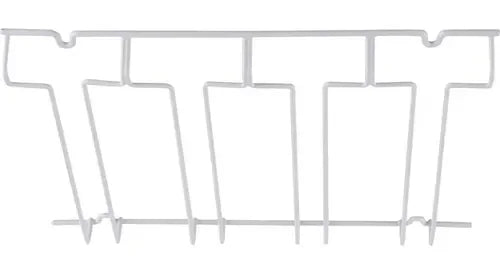 Colgador De Copas Plastificado Blanco Bar Organización