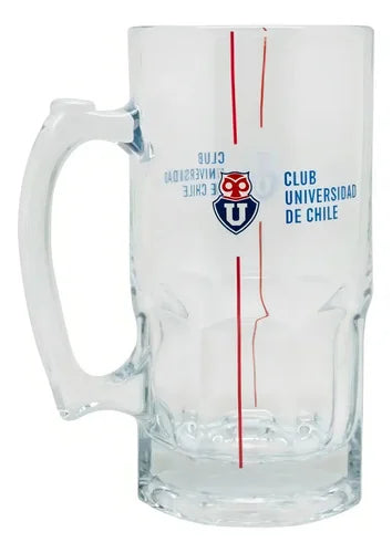 Vaso Cervecero Schopero Universidad De Chile 1 Lt Color Agua