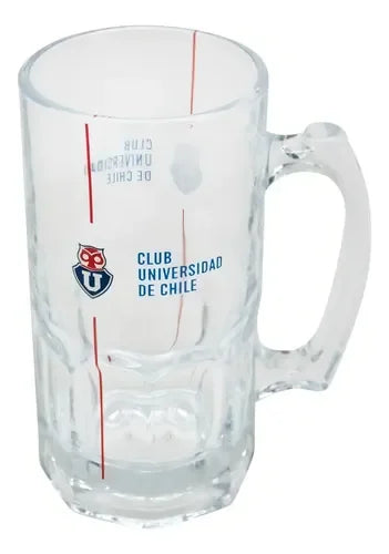 Vaso Cervecero Schopero Universidad De Chile 1 Lt Color Agua