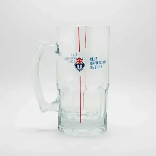 Vaso Cervecero Schopero Universidad De Chile 1 Lt Color Agua