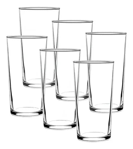 72 Vasos De Vidrio Agua Jugo Bebidas Montecarlo 335cc Color Transparente
