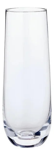 Set 4 Vasos Champagne Espumante Vidrio 280ml Glasso