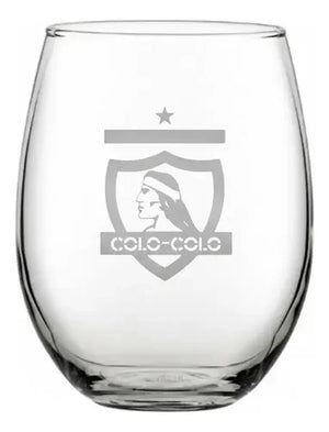 Pack X6 Vaso Copa De Vino / Cerveza Colo Colo 470ml Blanco