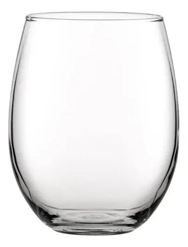 Pack X6 Vaso Copa De Vino / Cerveza Colo Colo 470ml Blanco