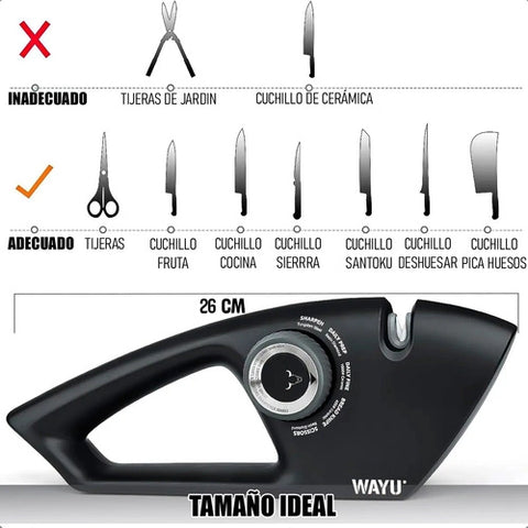Afilador De Cuchillos Wayu 5 En 1 Manual