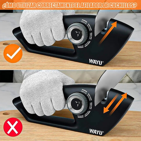 Afilador De Cuchillos Wayu 5 En 1 Manual