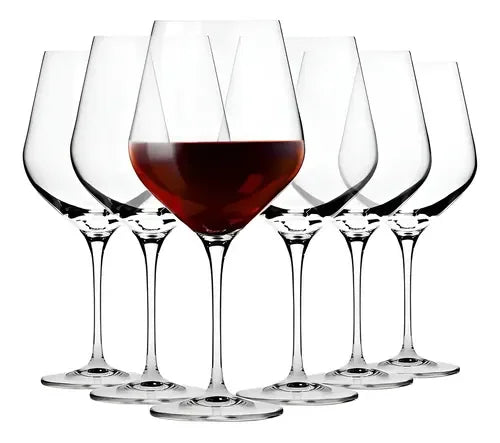 Set 6 Copas 507ml Vino Tinto Coctel Aperol Brunello Cristar Color Transparente