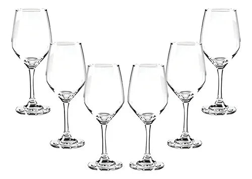 Set 6 Copas 507ml Vino Tinto Coctel Aperol Brunello Cristar Color Transparente
