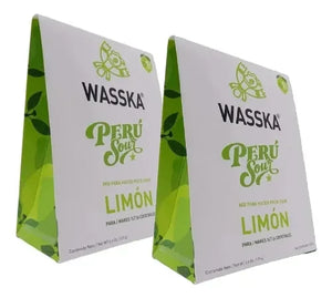 Mix Para Pisco Sour Peruano Wasska Pack X2 Sabor Limón