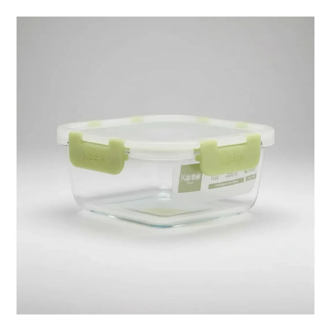 Contenedor Hermético de Vidrio Keep 520 ml Verde
