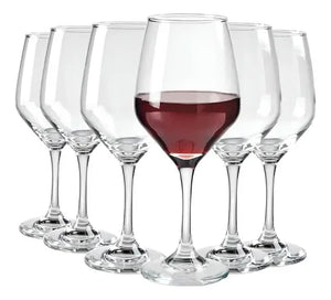 Set 6 Copas Vino Brunello 408 Cc Cristar Color Crystal