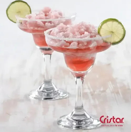 Set 4 Copas Margarita 266ml Línea Cristar Transparente