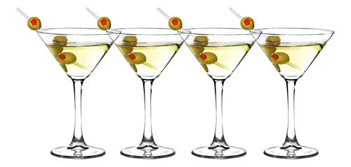 Copa Martini Set De 4 Unidades Color Transparente