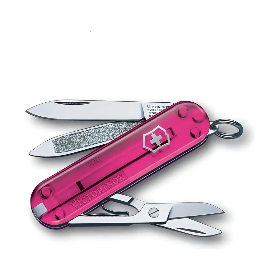 Navaja Cortapluma Victorinox Classic Rosa Translúcido