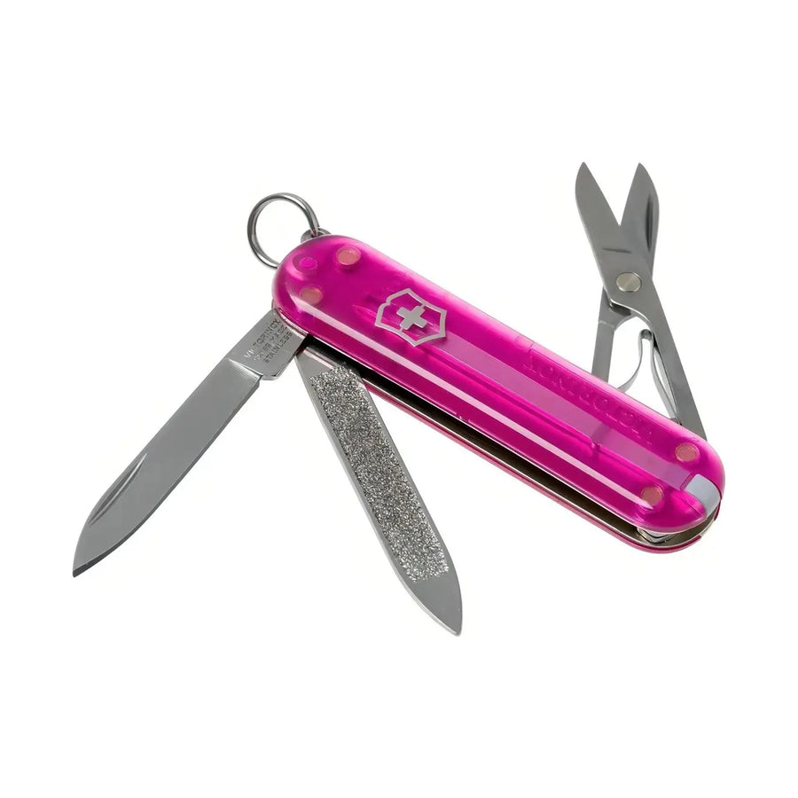 Navaja Cortapluma Victorinox Classic Rosa Translúcido