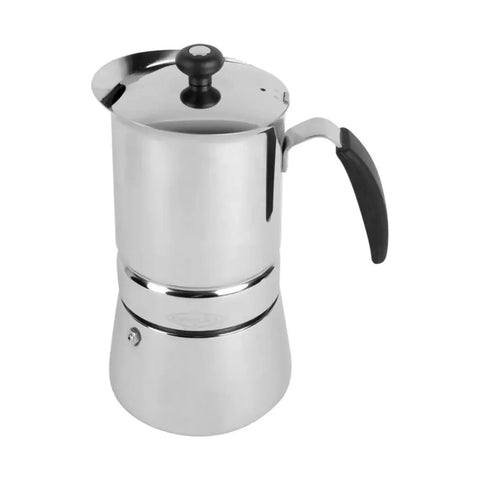 Cafetera Italiana Oroley Arges Acero Inoxidable 4 Tazas Inducción