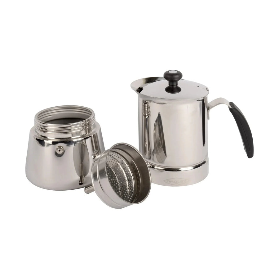 Cafetera Italiana Oroley Arges Acero Inoxidable 4 Tazas Inducción