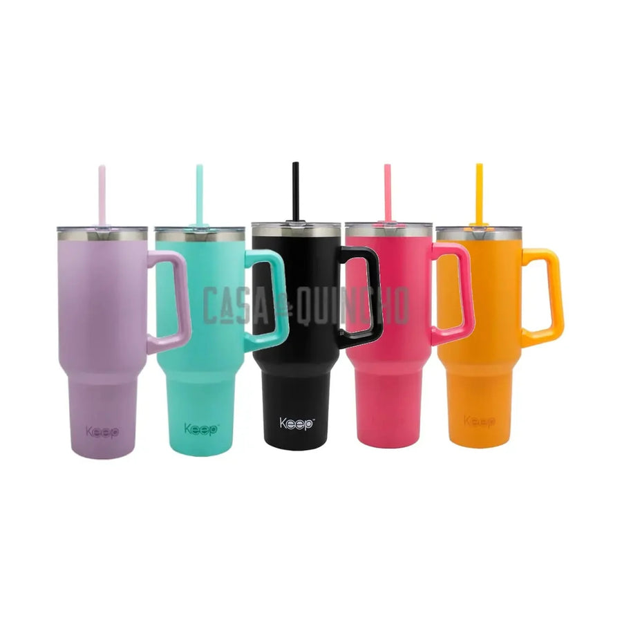 Vaso Térmico Keep Quencher 1,2 L Negro + Grabado Personalizado
