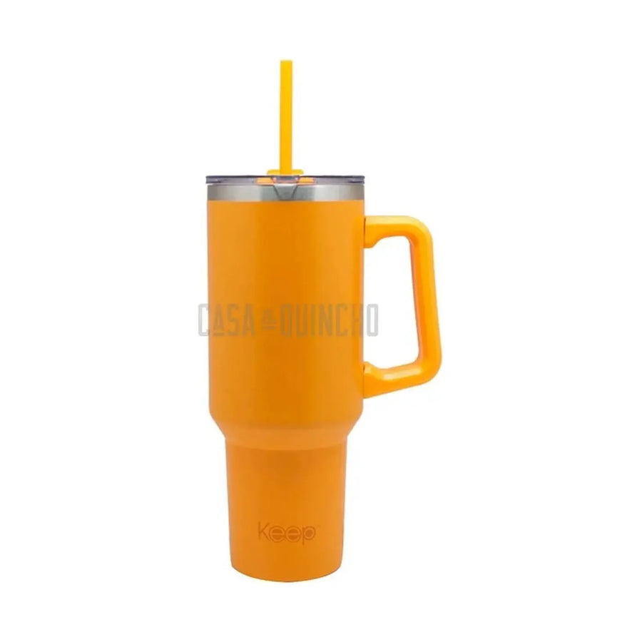 Vaso Térmico Keep Quencher 1,2 L Amarillo + Grabado Personalizado
