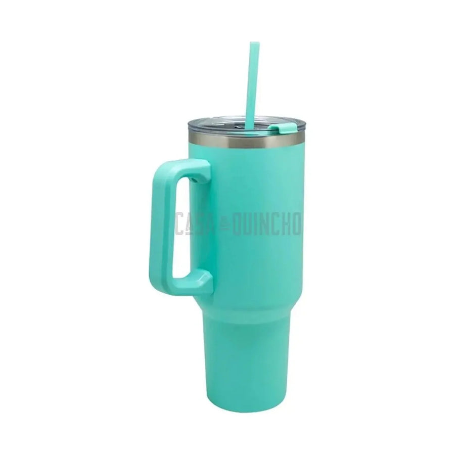 Vaso Térmico Keep Quencher 1,2 L Celeste + Grabado Personalizado