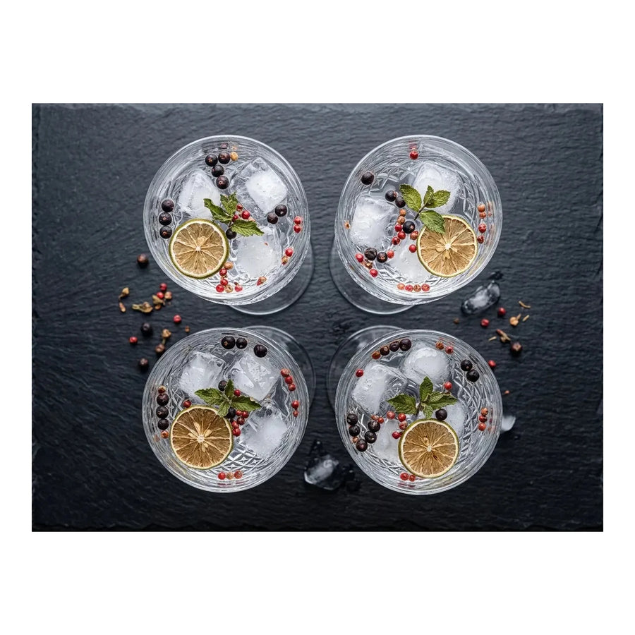 Set 4 Copas Talladas Hausmann Berlin 500 ml