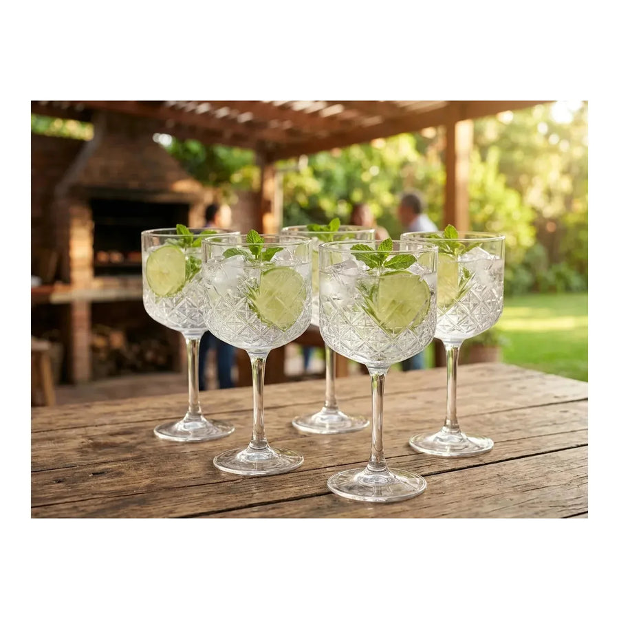 Set 4 Copas Talladas Hausmann Berlin 500 ml