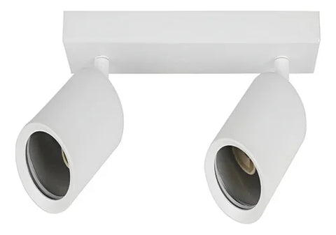 Aplique 2 Focos GU10 Techo/Pared Blanco - foto 2