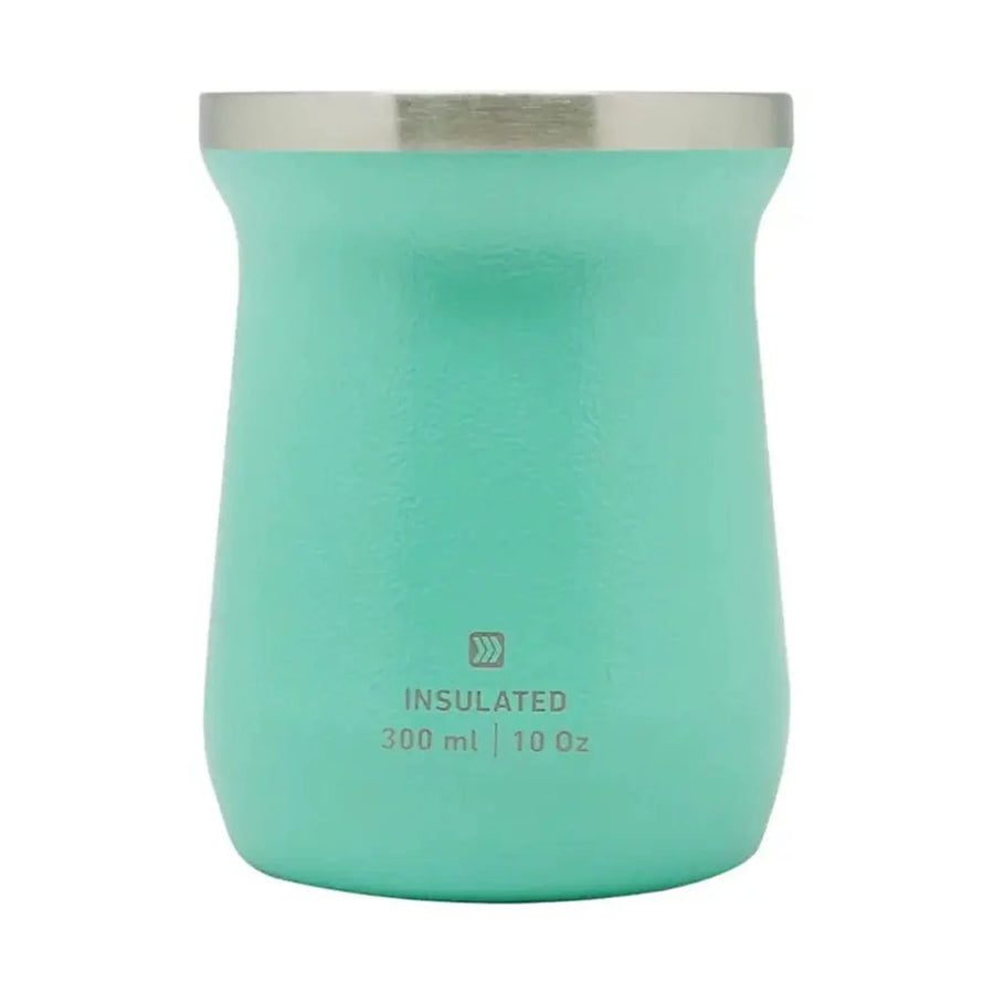 Mate Térmico Keep Martillado 300 ml Celeste + Grabado Personalizado